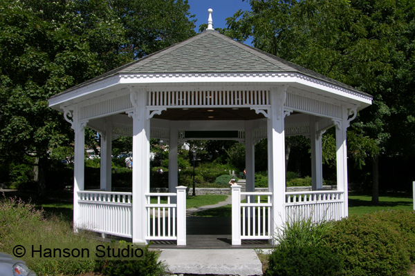 Wolfeboro, NH - Cate Park Gazebo - Park  View
